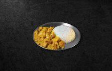 D69 Curry Potato with Chicken (over rice)